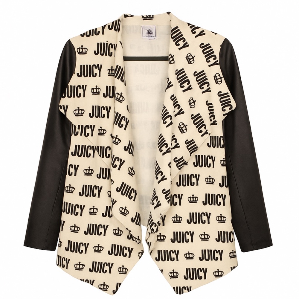Juicy Couture Black and Cream Cape Jacket๐ฅณ๐ฅณโโ - Picture 1 of 2